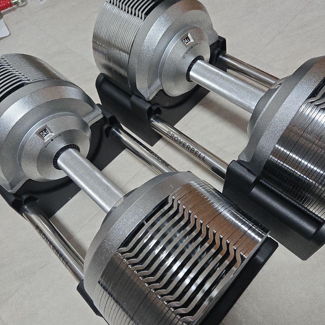 PROVERBELL 高重量可変式ダンベル 4.0kg〜41.5kg ①