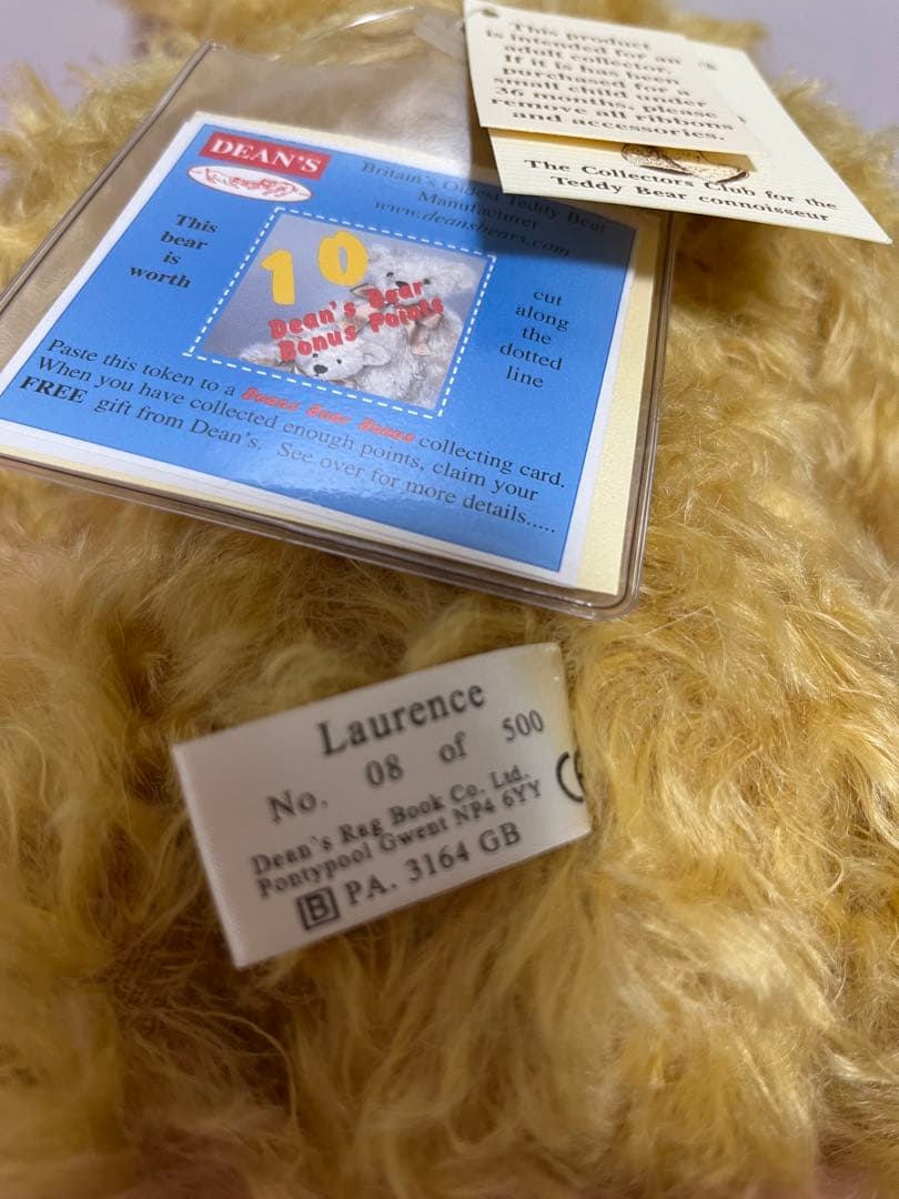 DEAN`Ｓ　ディーンズ社　テディベア  限定200体
