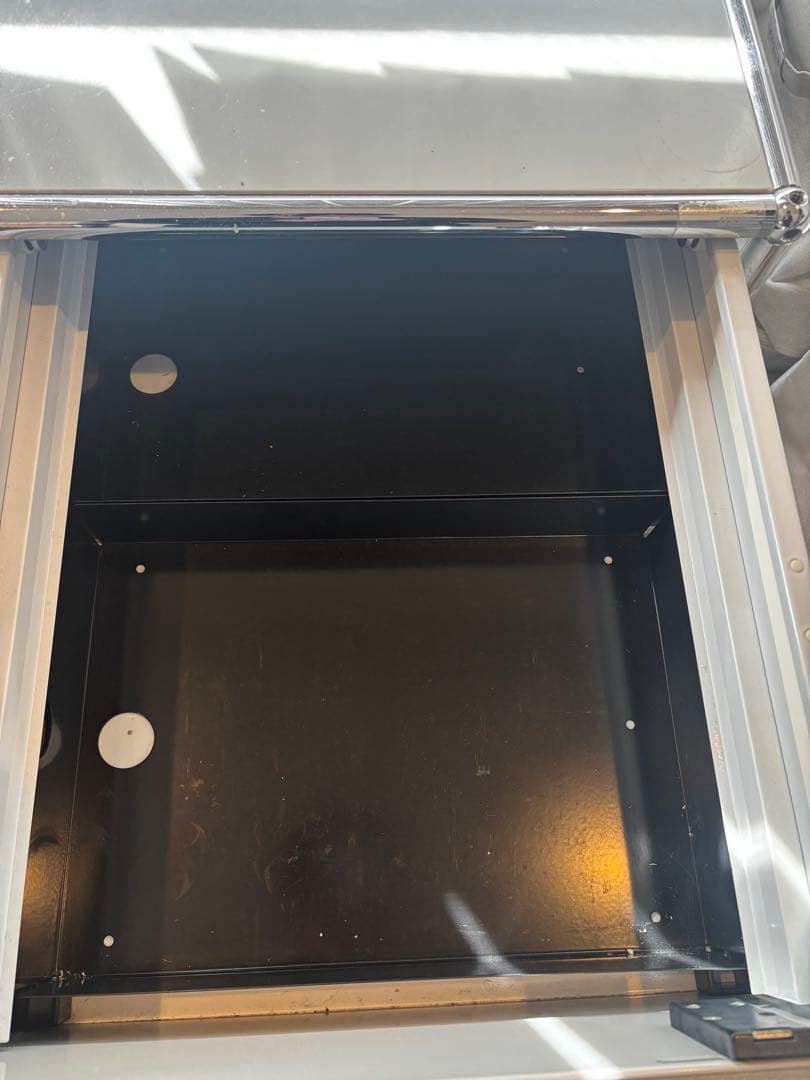 USM ハラー システム 2段 ロールボーイ デスク ワゴン　グレー