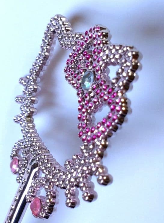 ハローキティ 杖 ステッキ キラキラ ラインストーン ピンク 平成レトロ