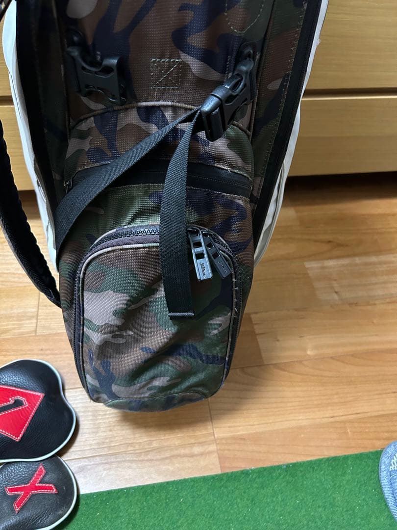 タイトリスト　迷彩　カモ CAMO キャディバッグ ヘッドカバー セット