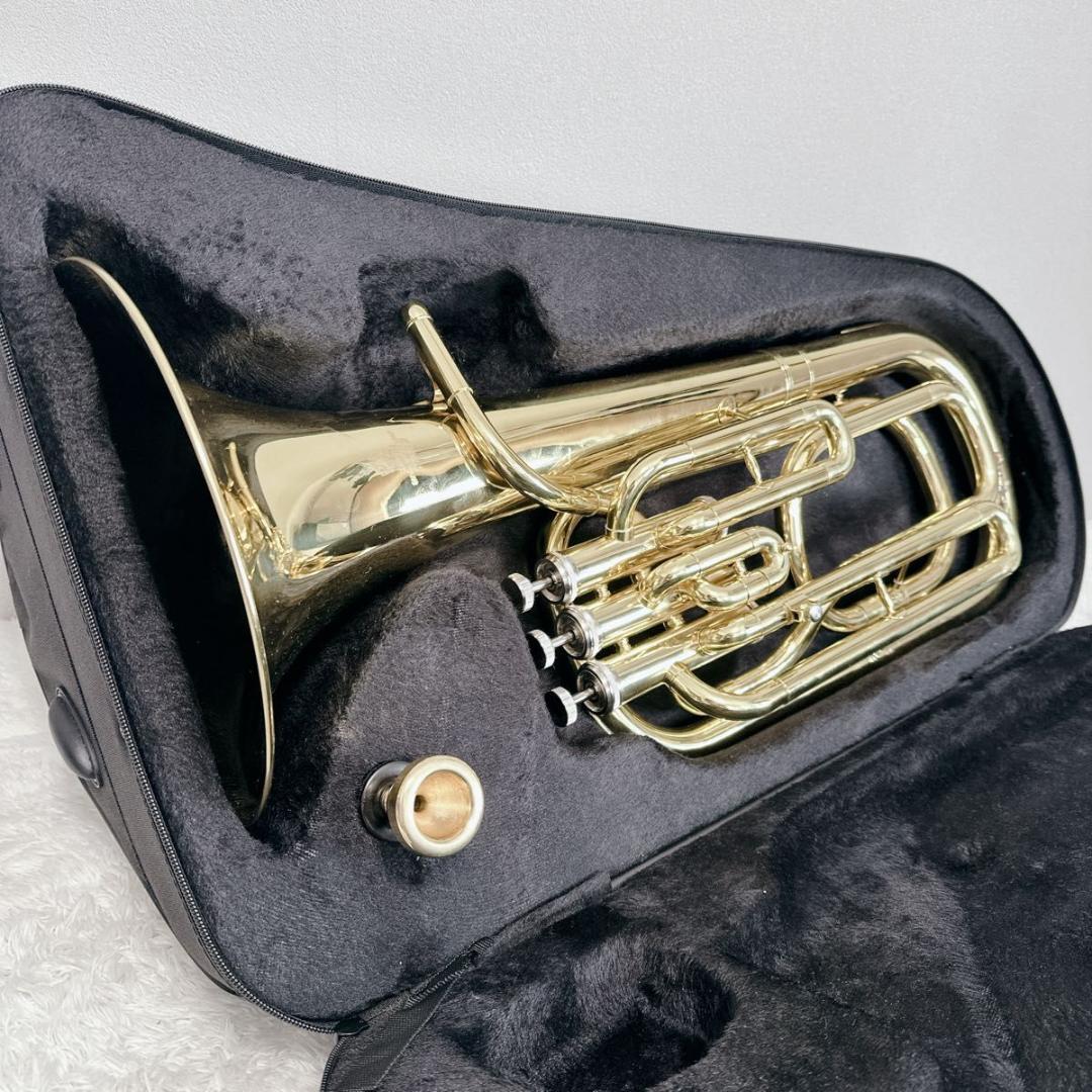 激レア 美品 バリトンホルン 管楽器 吹奏楽 ブラスバンド ハードケース