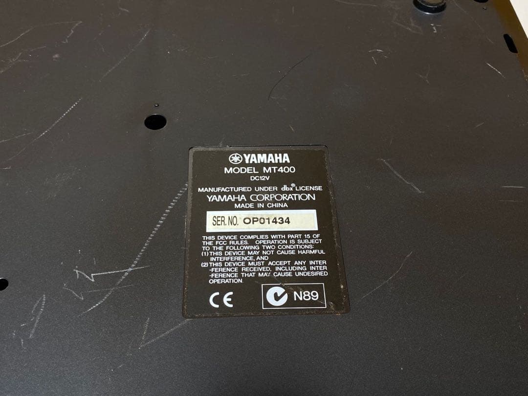 (1)YAMAHA MT400 ヤマハマルチトラックレコーダー