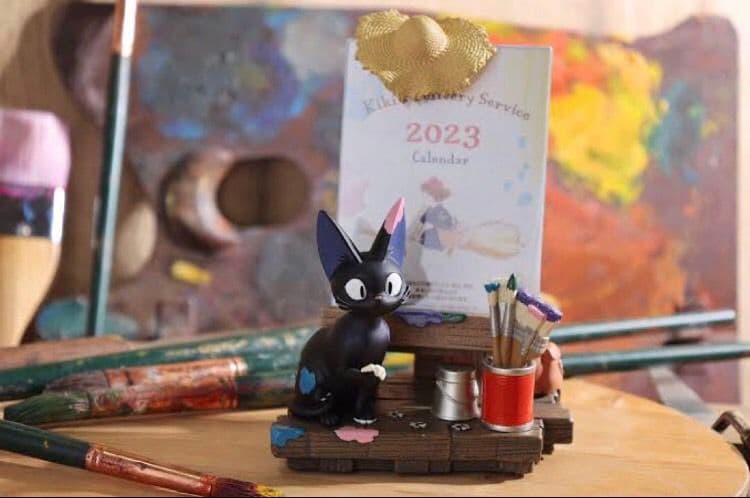 【超希少】ジブリ魔女の宅急便 カレンダー付きジオラマスタンド ウルスラの部屋