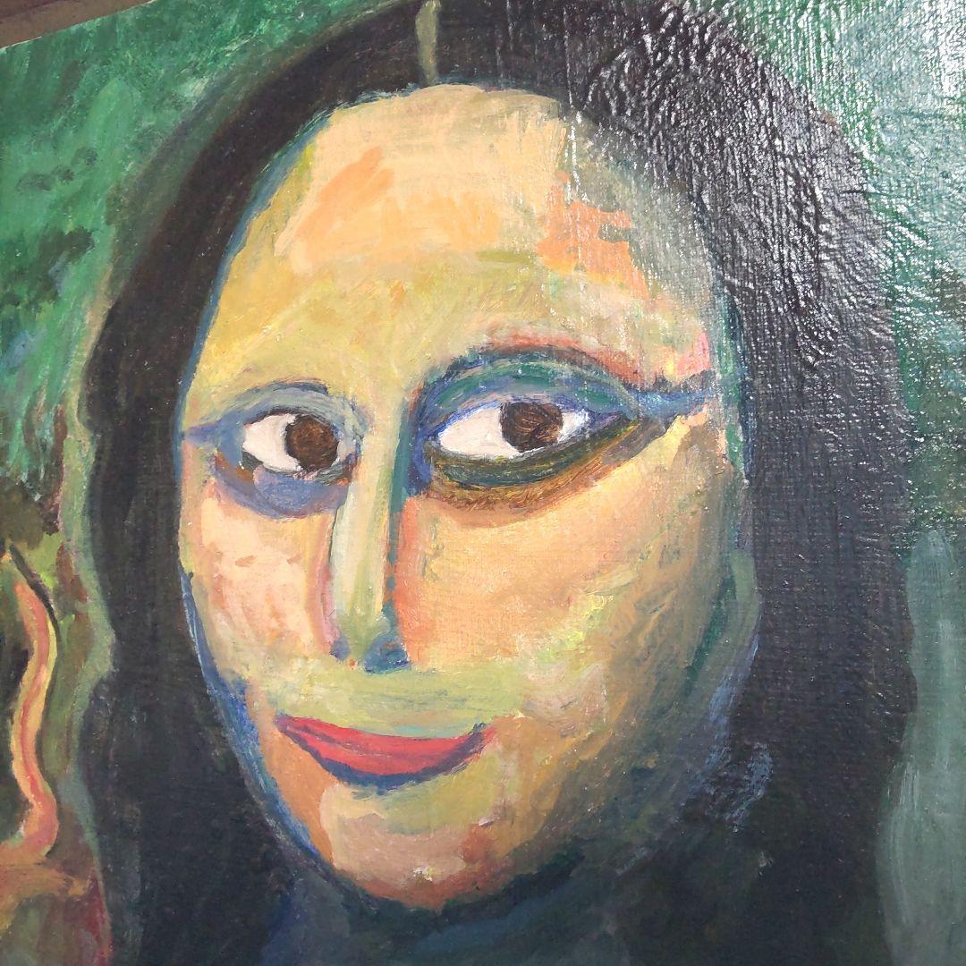 微笑みの絵　人物画