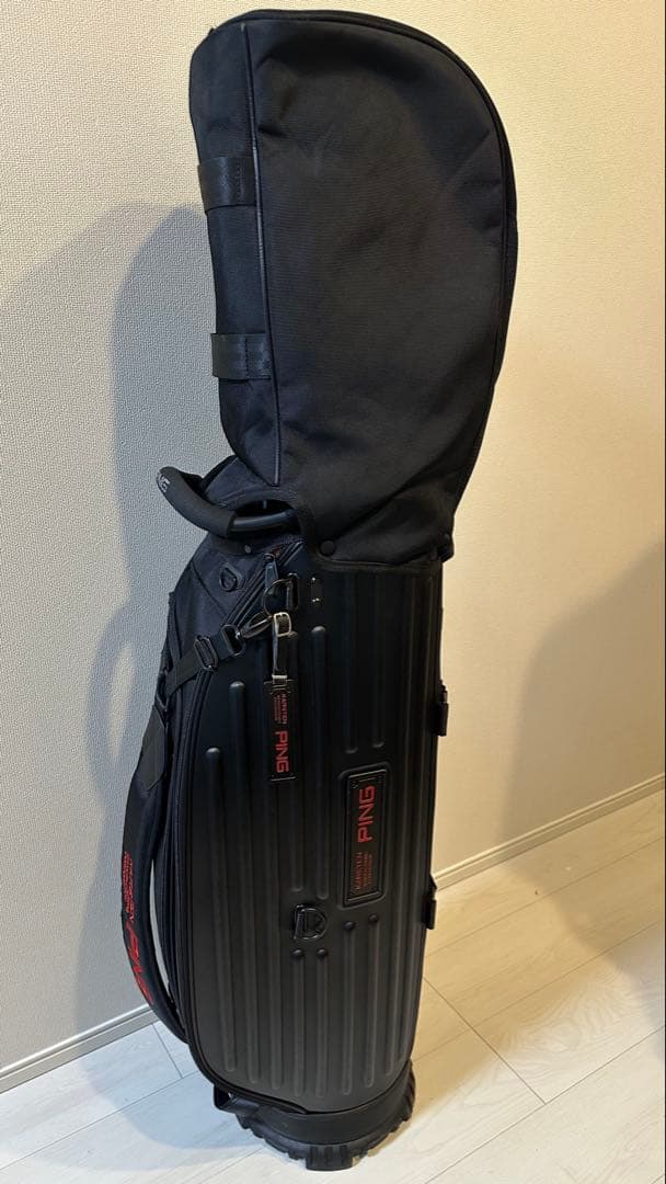 かず　PING ピン キャディバッグ ワンポケット Black