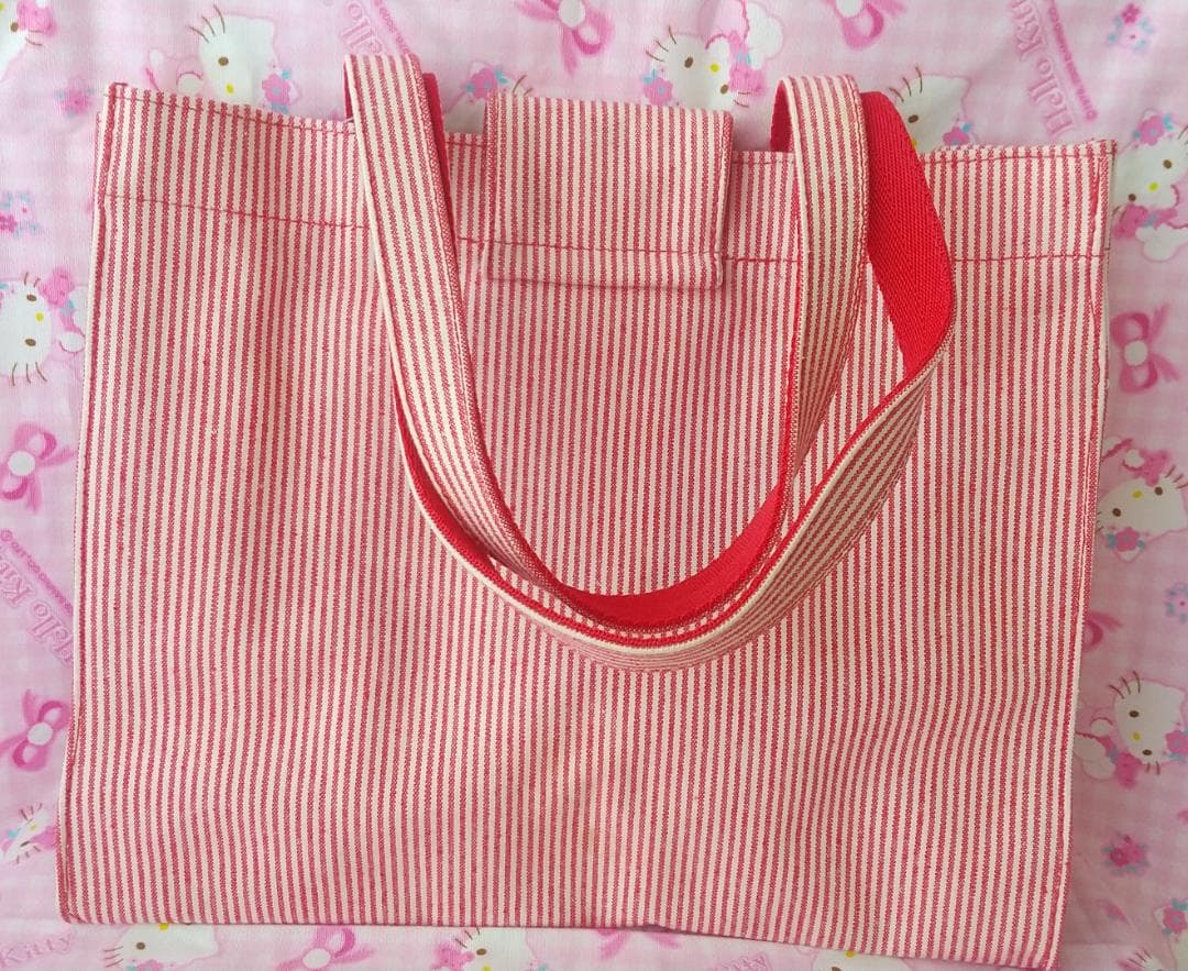 キティ　vivitix　バッグ　財布　がま口　デニム　ローズ　刺繍　レトロ