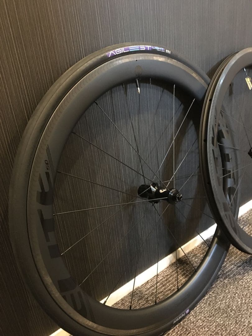 【本日まで】ELITEWHEELS エッジカーボンホイール　50リムブレーキ用