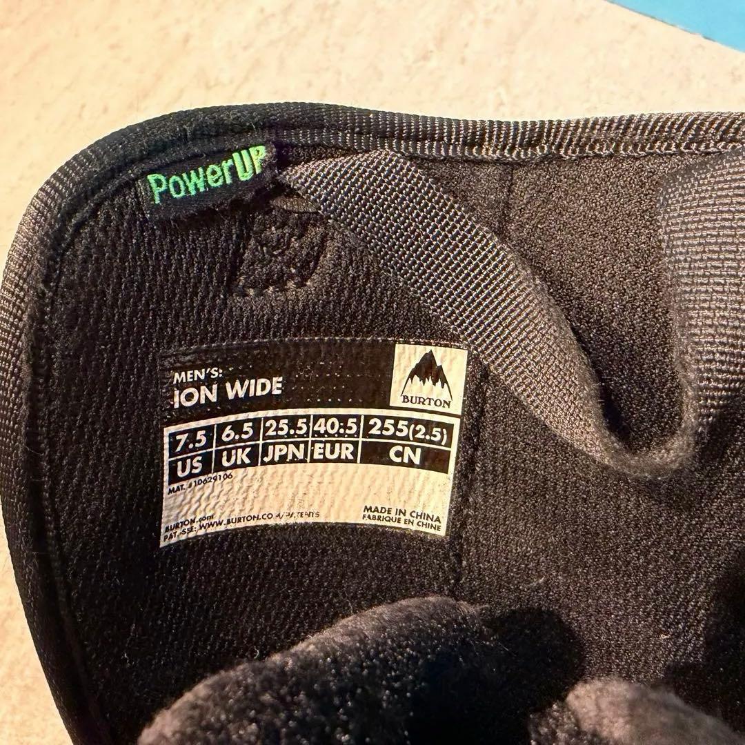 【インソール新品】Burton ION 25.5cm WF 2020モデル