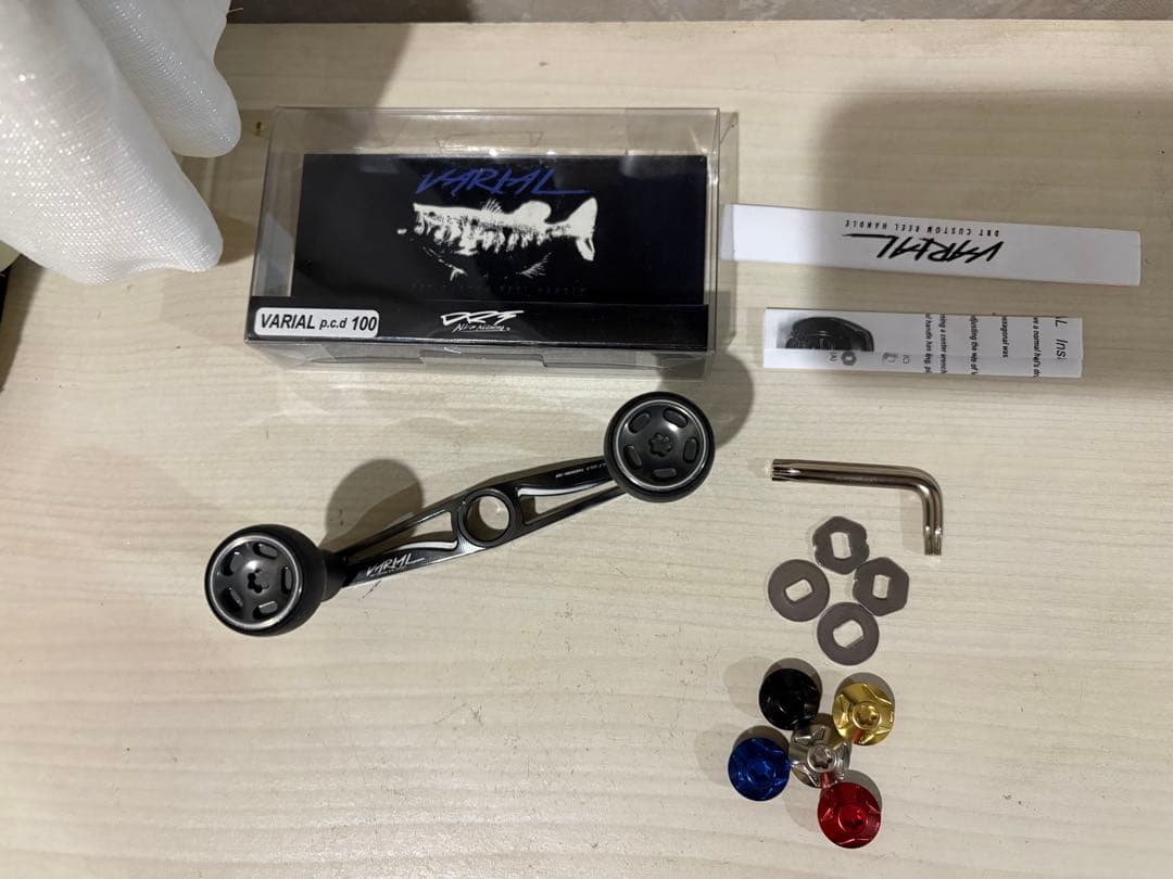 ★☆DRT VARIAL ハンドル 100 ガンメタ　バリアル 超美品