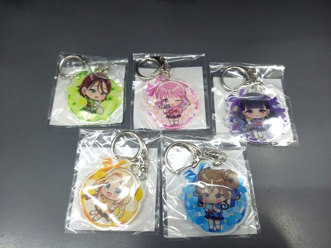 5つセット 前橋ウィッチーズ アクリルキーホルダー アクキー ミニキャラ