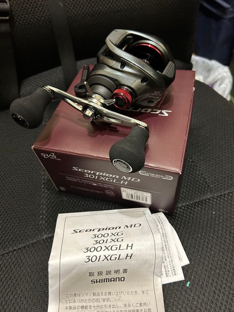 56スケさん専用Scorpion MD 301XGLH ベイトリール　左ハンドル