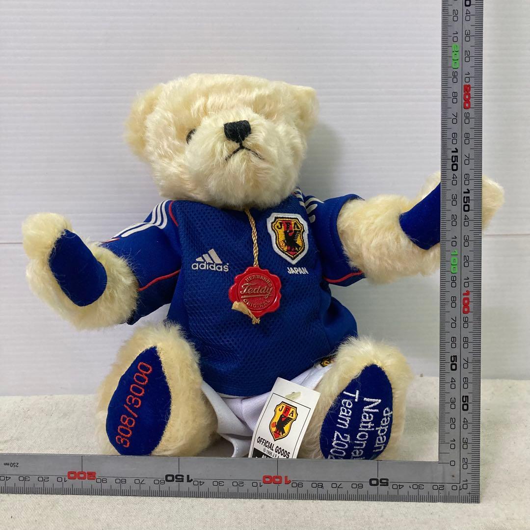 2002 サッカー 日本代表 ユニフォーム　テディベア ぬいぐるみ ハーマン社