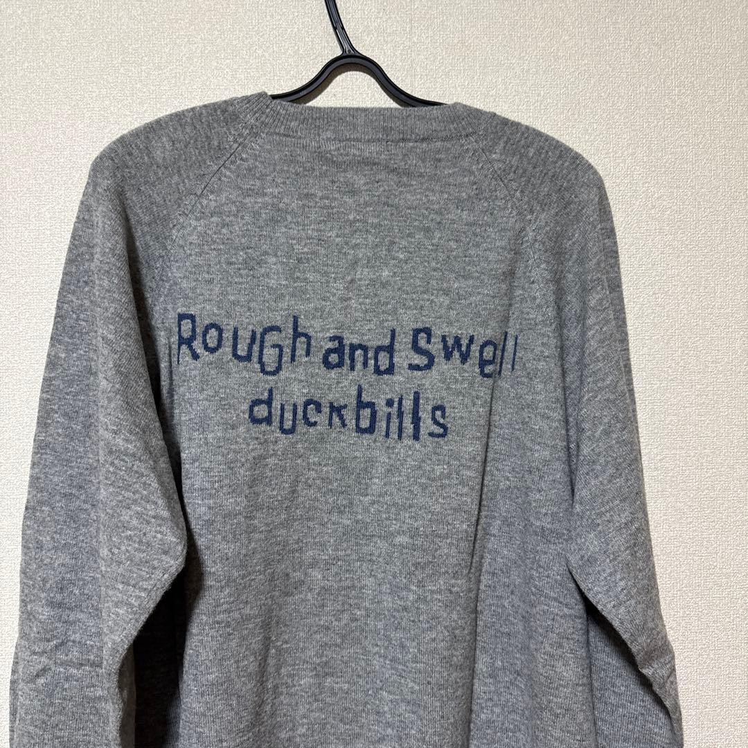 Rough and Swell カモノハシ柄メンズセーター