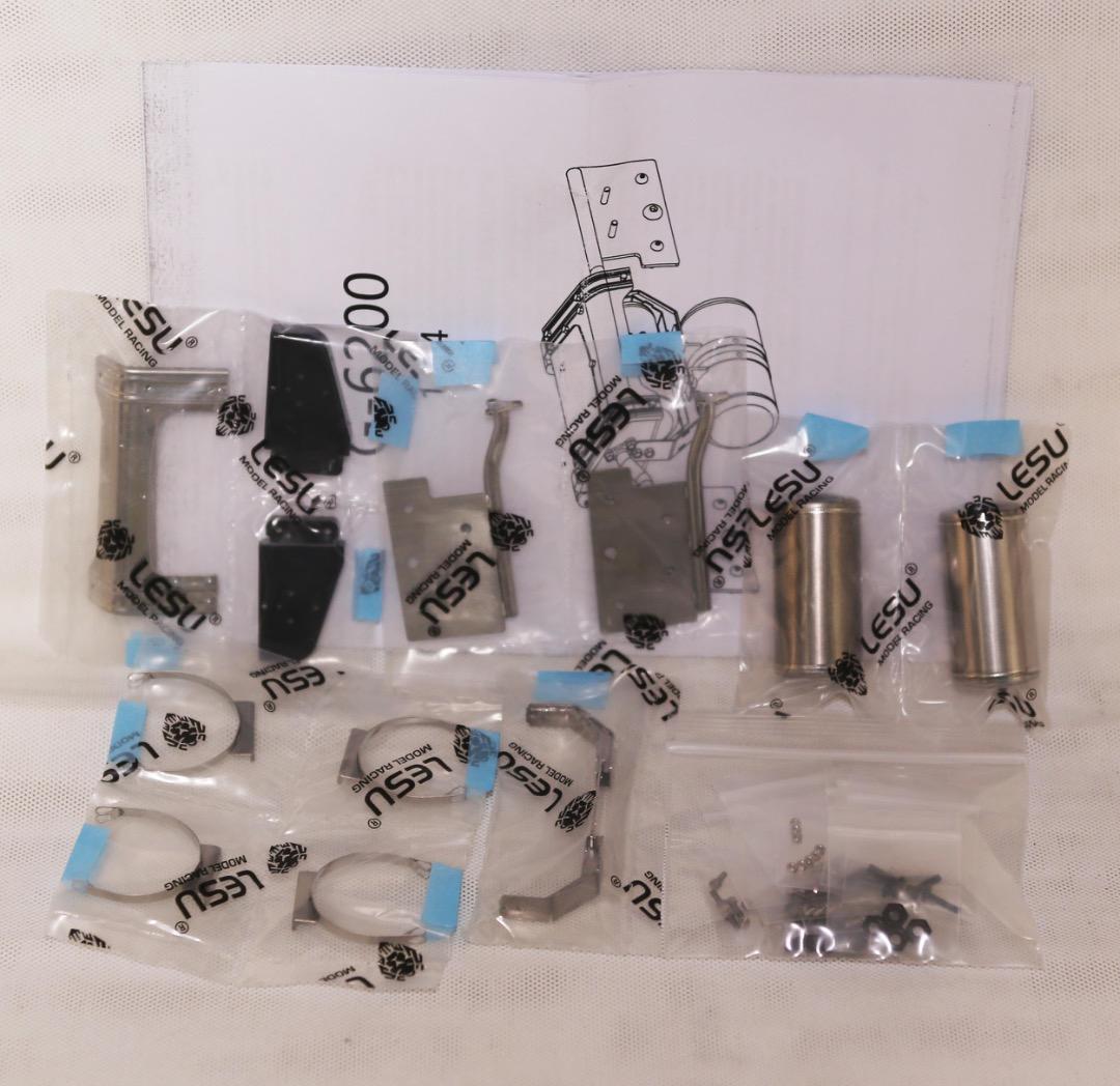 ■LESU ステンレス ガスタンク付 テールビームキット with 縞板