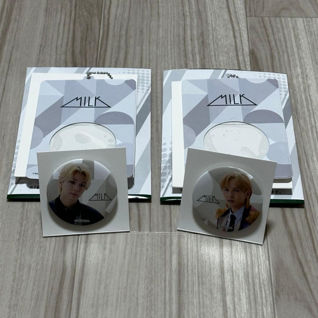 EBiDANくじ vol.2 クリアスタンド 缶バ M!LK 吉田仁人 塩﨑太智