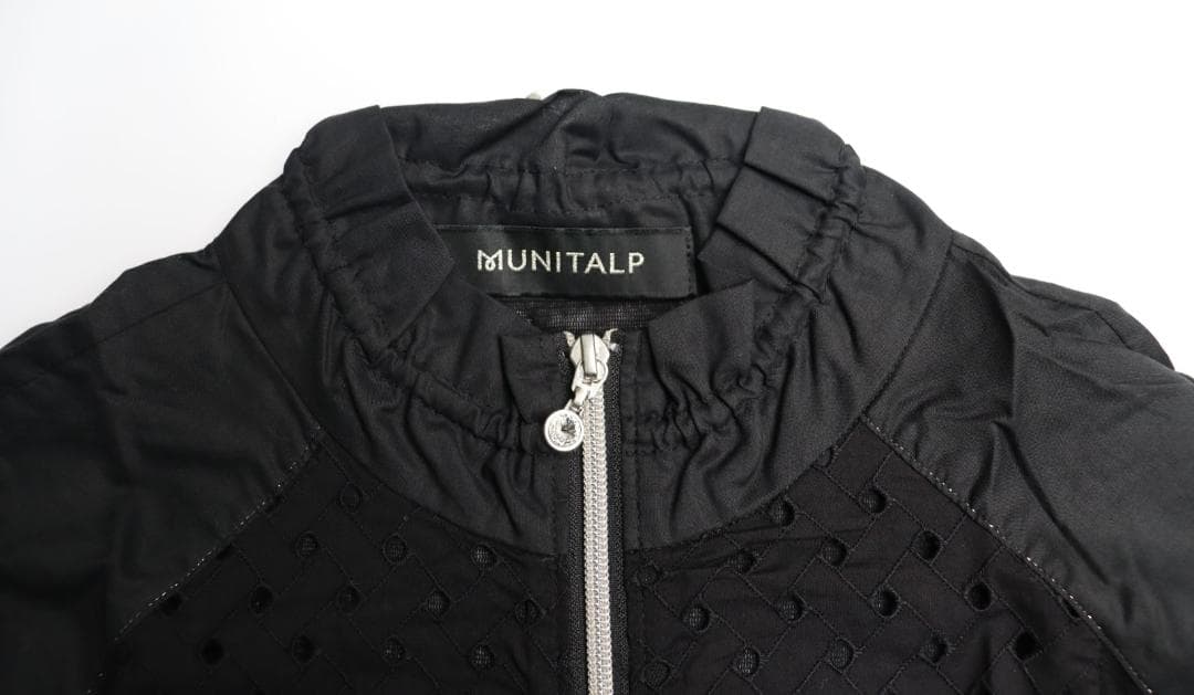 定価約4.6万円 新品 MUNITALP アイレット刺繍 ブルゾン ゴルフウェア