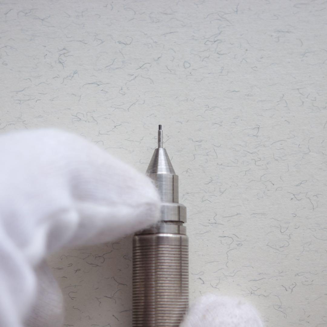 チタン/シルバー/黒檀 FF-matic搭載 0.5mm 特注 シャープペンシル