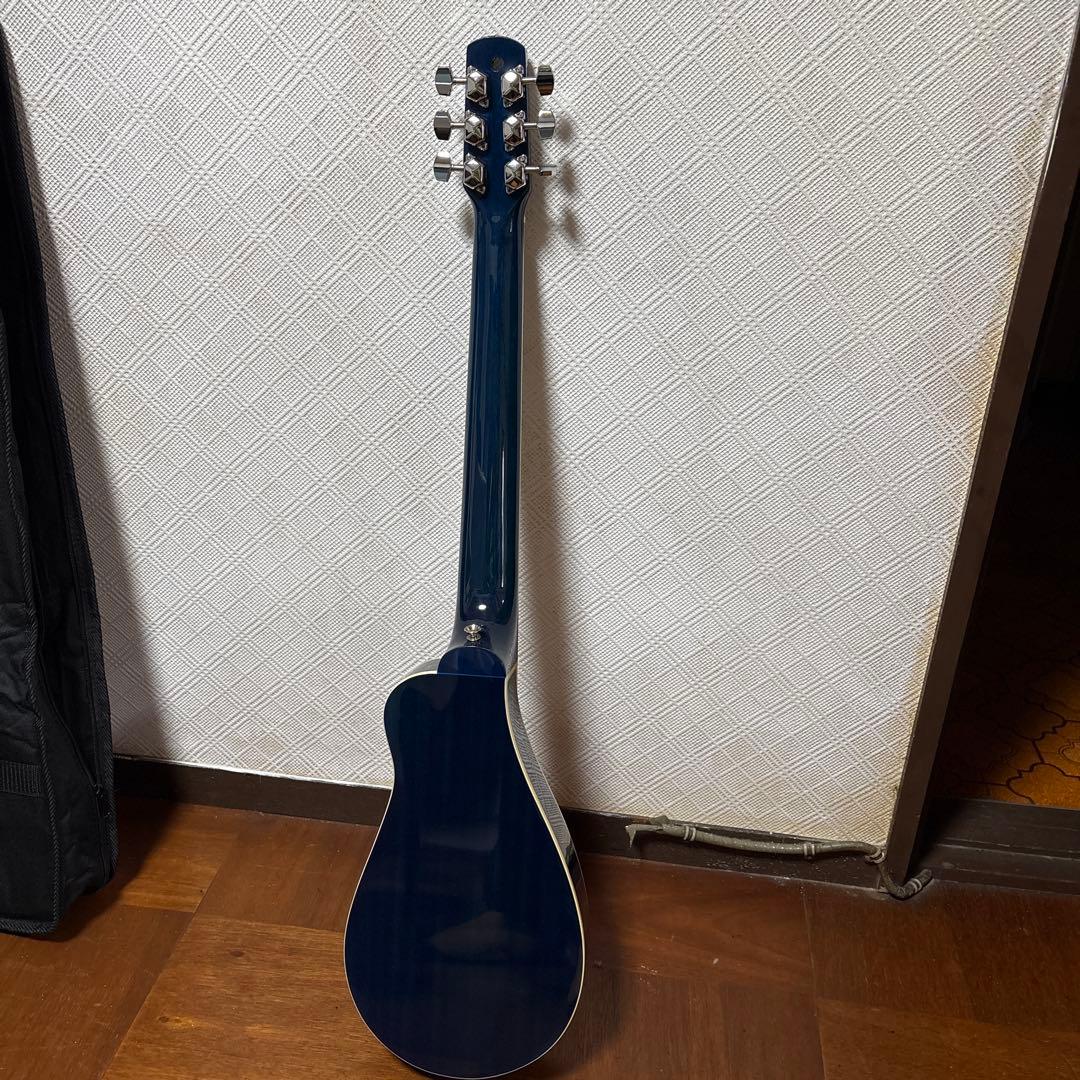 アコースティックギター (ブルー)ソフトケース付き