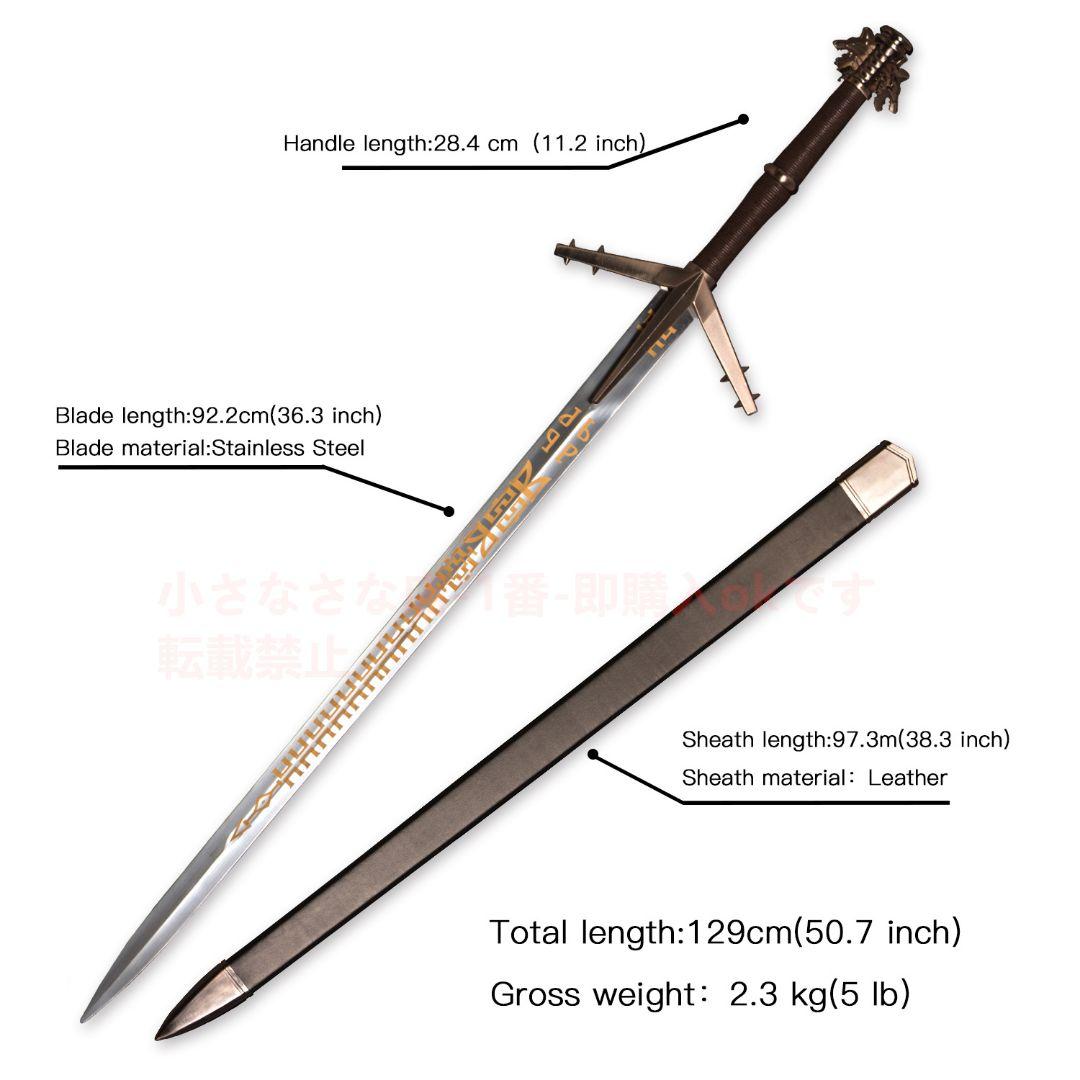 魔法使い3湖女剣 古兵器 武具　刀装具 模造刀·模擬刀 Cosplay