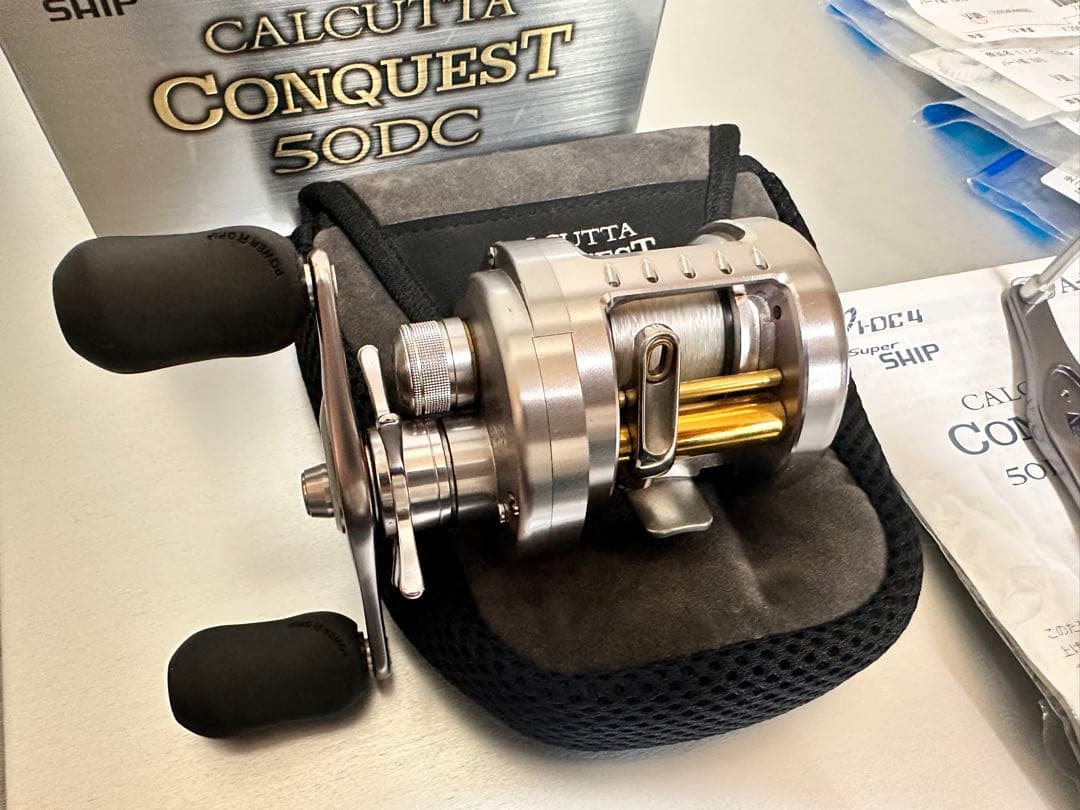 シマノ　11カルカッタコンクエスト50DC 美品　おまけ多数