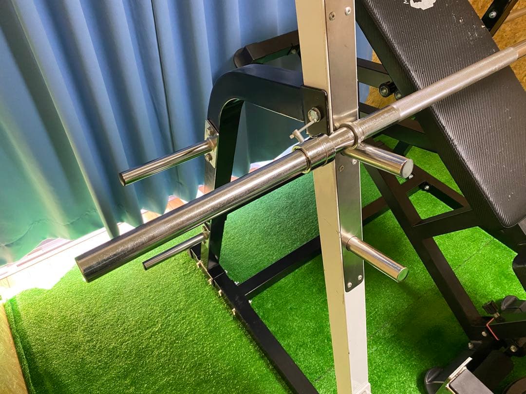 ベンチプレス　バーベルラック ウエイトプレート107.5kg 付き ベンチプレス