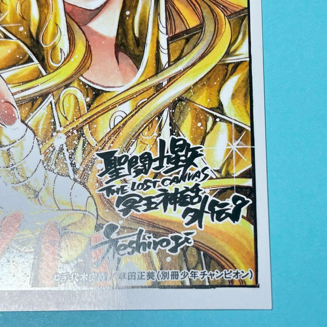 【メルカリ便】聖闘士星矢　冥王神話外伝 8巻 有隣堂　特典　ポストカード　レア