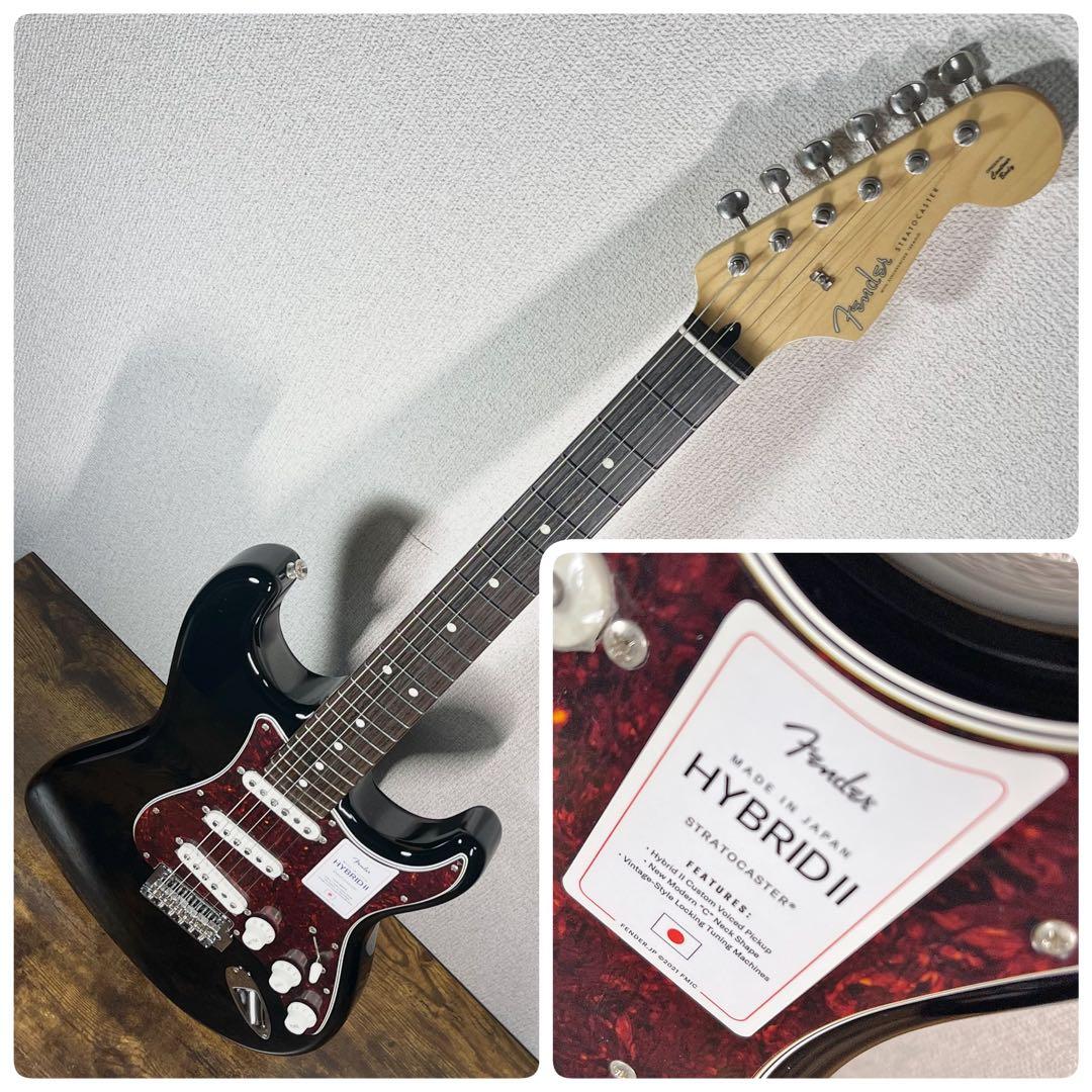 A831⭐︎メンテ済 Fender HYBRID Ⅱ STRAT RW BLK