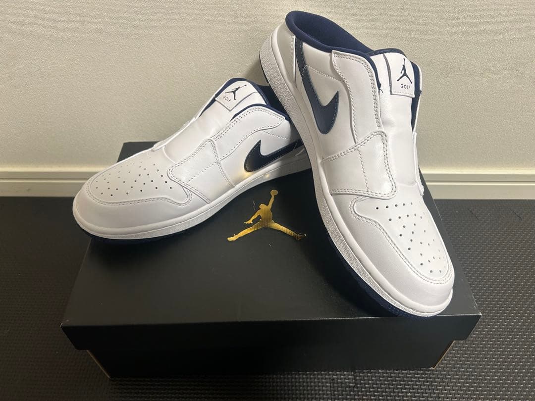 【新品未使用】28.5cm ナイキ エア ジョーダン 1 ミュール ゴルフ
