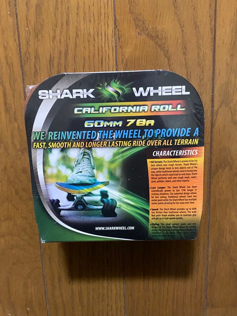 スケートボード SHARK WHEEL CALIFORNIA ROLL 60mm 78A