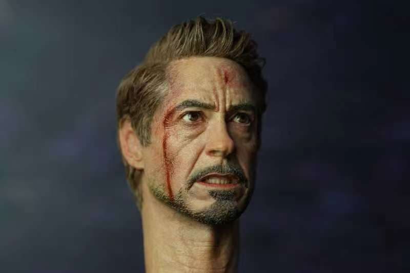 nut pizトニー・スターク ヘッドスカルプト 1/6