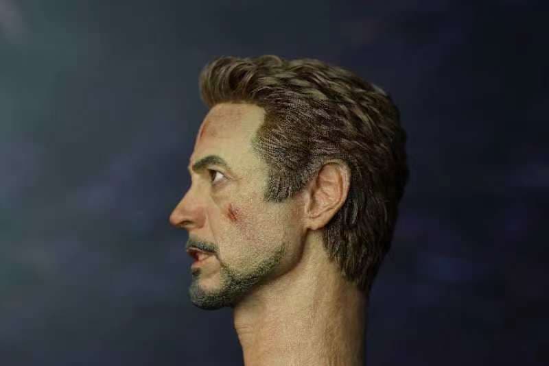 nut pizトニー・スターク ヘッドスカルプト 1/6