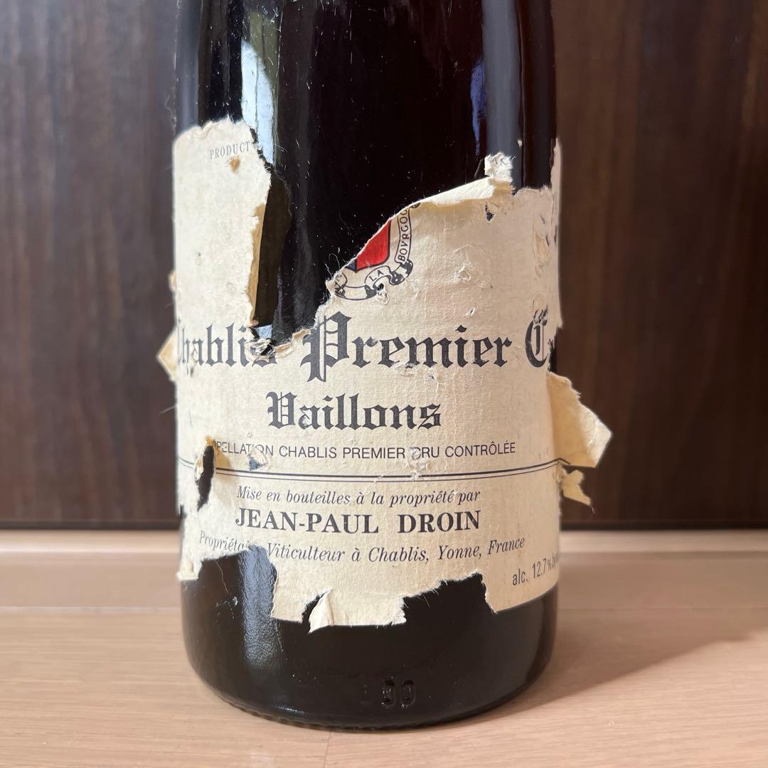 1990 ジャン・ポール・ドロワ シャブリ プルミエ・クリュ 750ml 13%