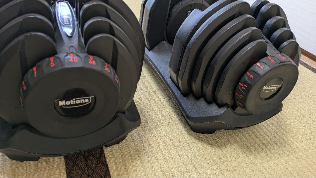 Motions 40キロ　調整可能ダンベル②