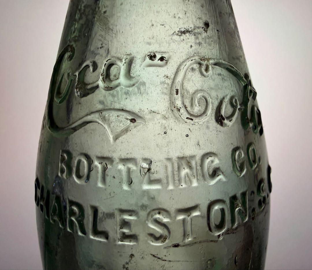 D1 レア 1904-5年製 コカコーラ ボトル Charlston,S.C 瓶