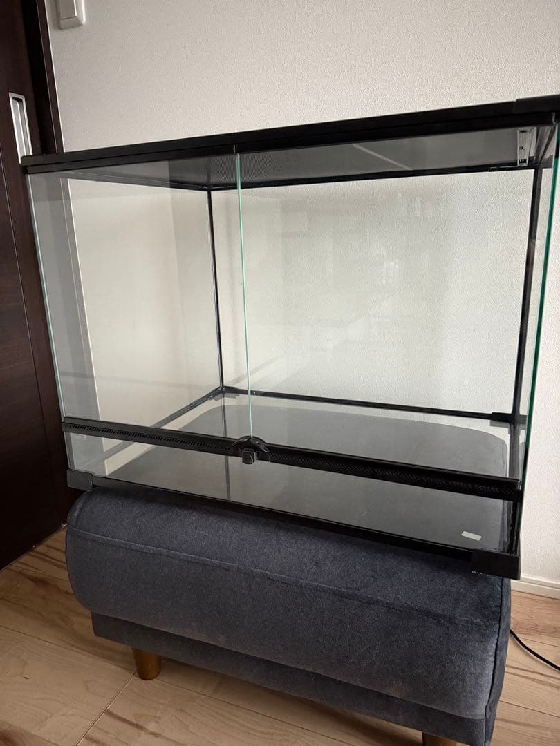 60×45×45 ガラス飼育ケージ 中型 両開き