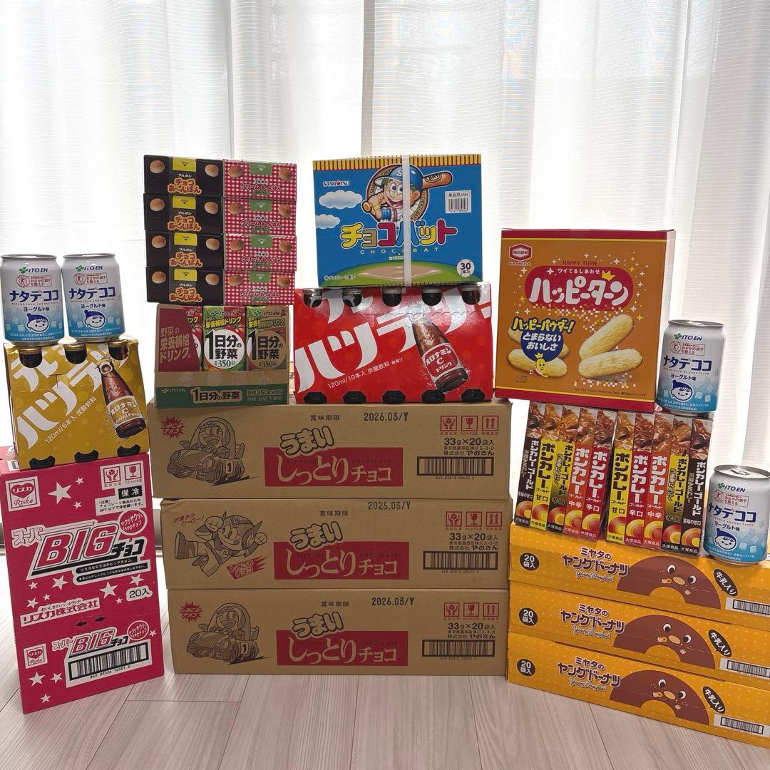 【14,000円相当】お菓子 ジュース まとめ売り