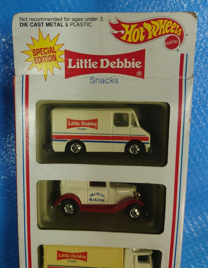 Hot Wheels Little Debbie Snacks 3台パック