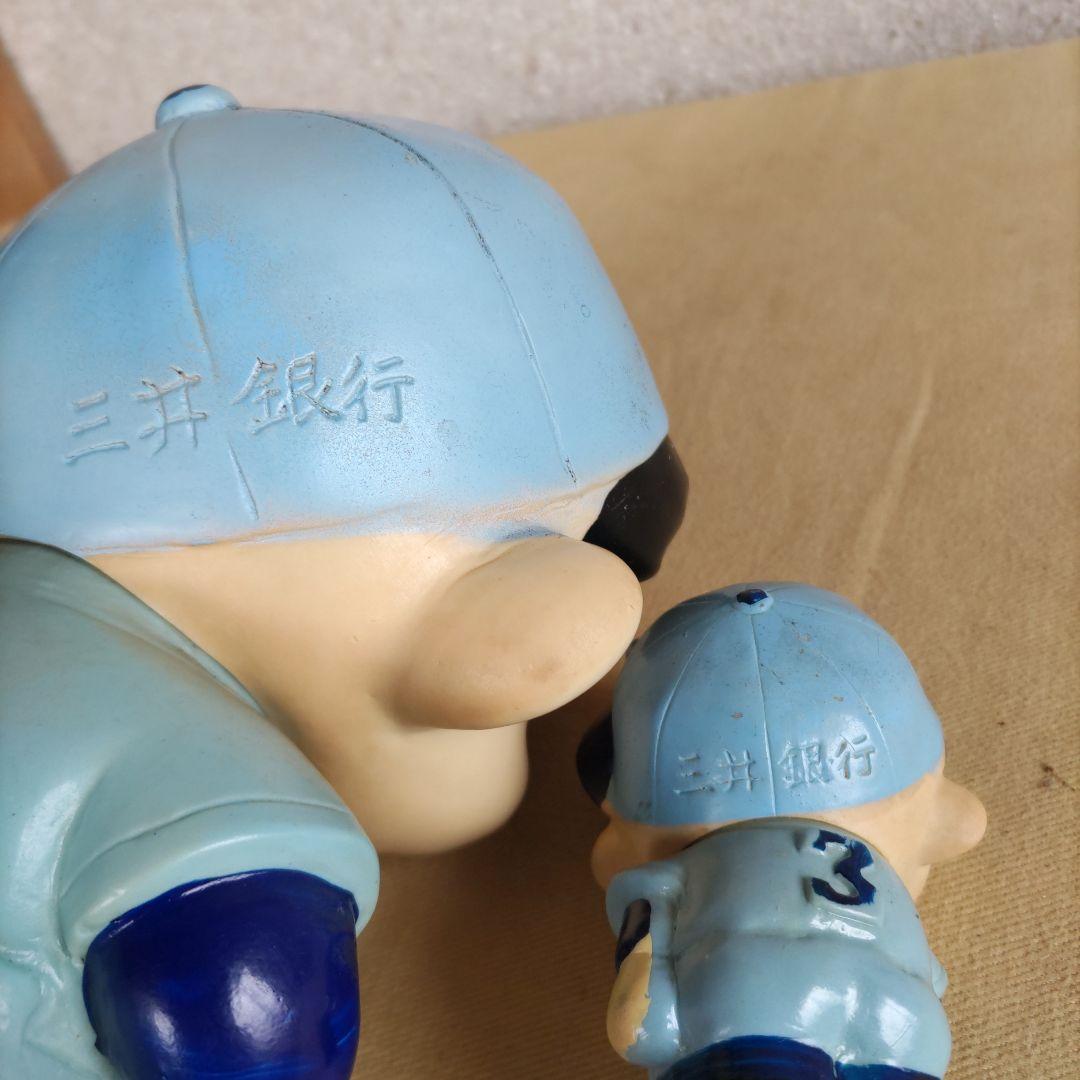 希少！三井銀行カウンター野球坊や貯金箱
