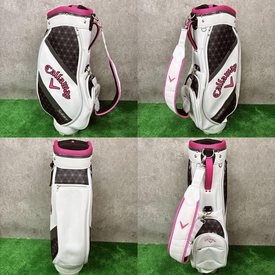 キャロウェイ Solaire キャディバッグ付 IGNIOレディースゴルフセット