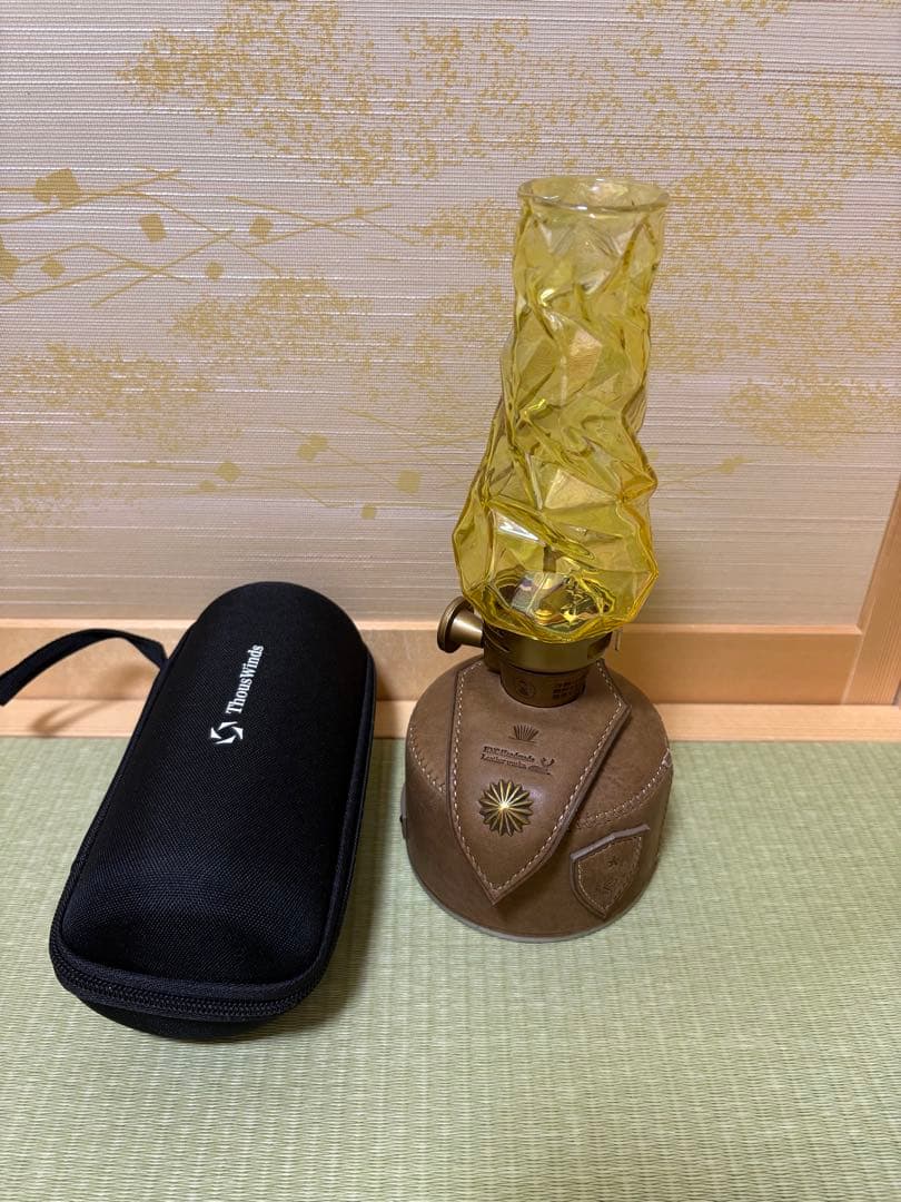 IWATADENKIクラッシュアイスルミエール　イエロー　ガス缶カバーセット