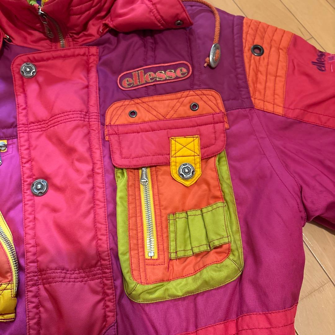 激レア　ellesse エレッセ　スキーウェア　スノーボード　上下セット　メンズ