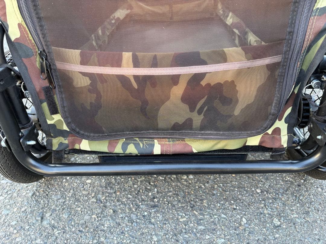 エアバギー キャリッジ 台車・ルーフ カモフラージュ ペットカート