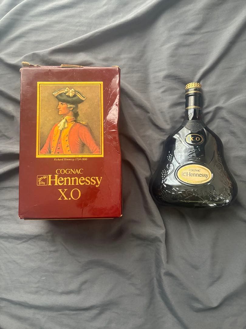 ヘネシー Hennessy XO 金キャップ グリーンボトル ブランデー
