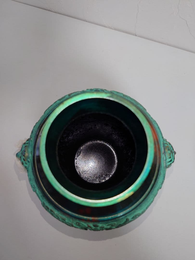 【2点】久芳堂 銅花器 銅蟲花瓶 花器 槌目 茶道具 花道具 華道具 花生