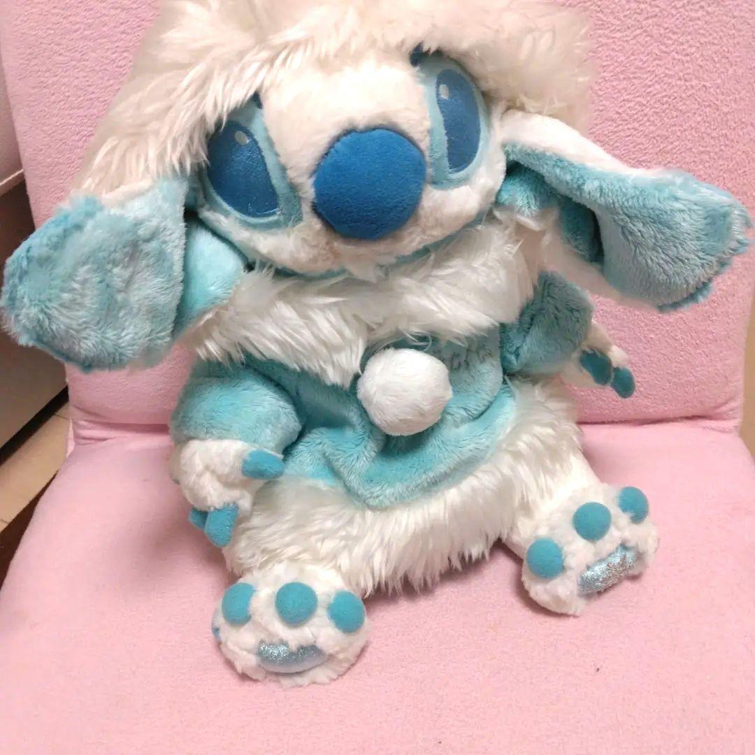 新品同様★フード付きステッチぬいぐるみ 約30cm