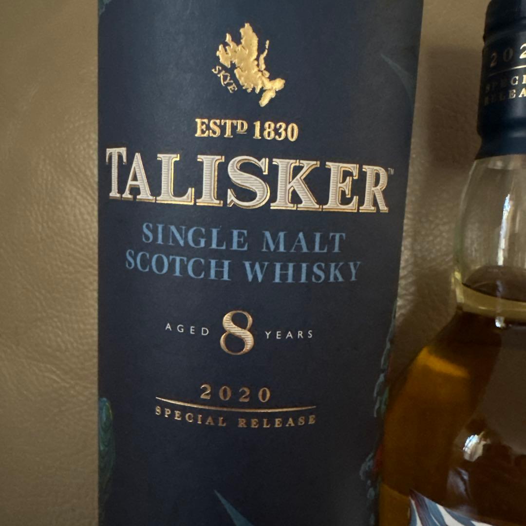 TALISKER 8年 シングルモルトスコッチウイスキー 2020年特別リリース