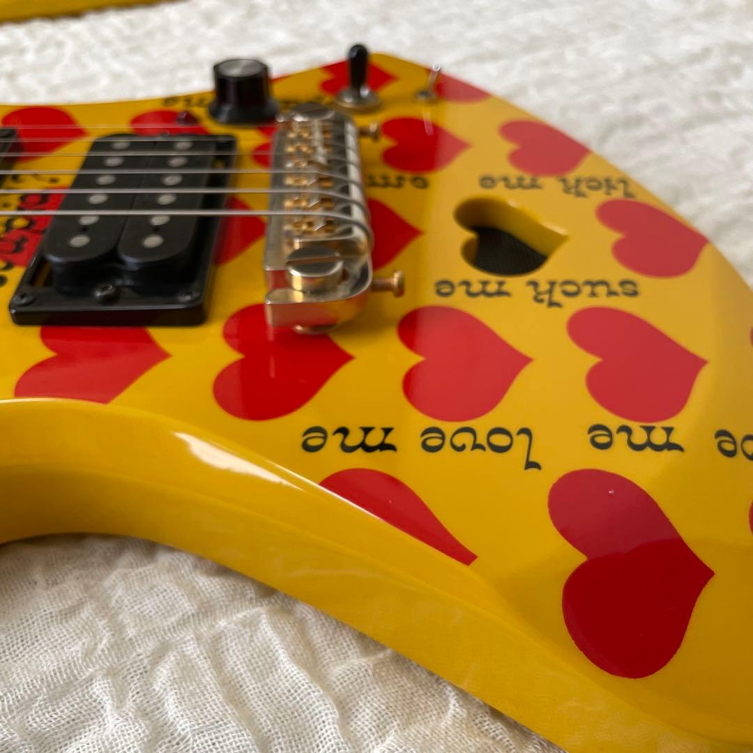 【希少】 Burny hide YH-JR ミニギター　ケースとストラップ付