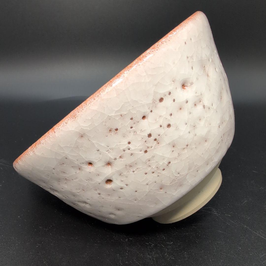 【未使用】茶道具 薄氷紋 抹茶茶碗 瀬戸焼　宮内庁 御用達 窯