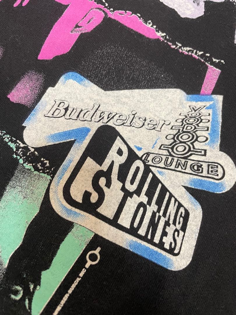 ローリングストーンズ➕バドワイザー◼️90sビンテージ・Tシャツ◼️USA製オールド